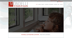 Desktop Screenshot of mondelliportefinestre.com