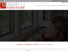 Tablet Screenshot of mondelliportefinestre.com